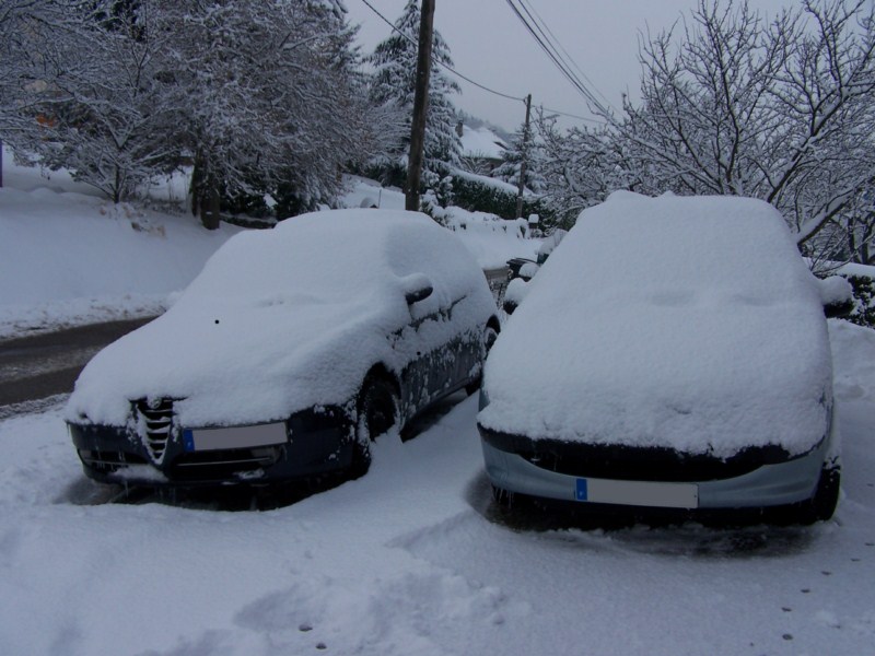 sous la neige